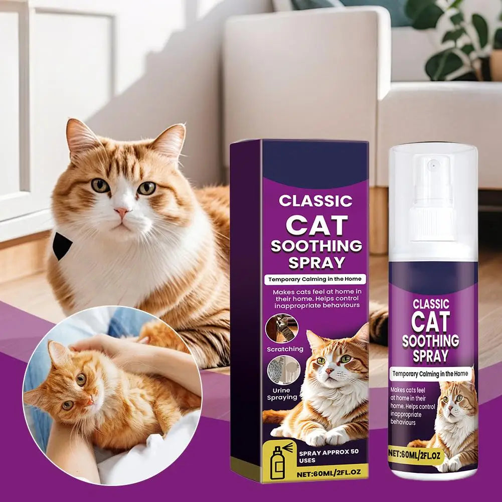 Cat Calming Spray Soothing Emotions, Reduce Pet Anxiety