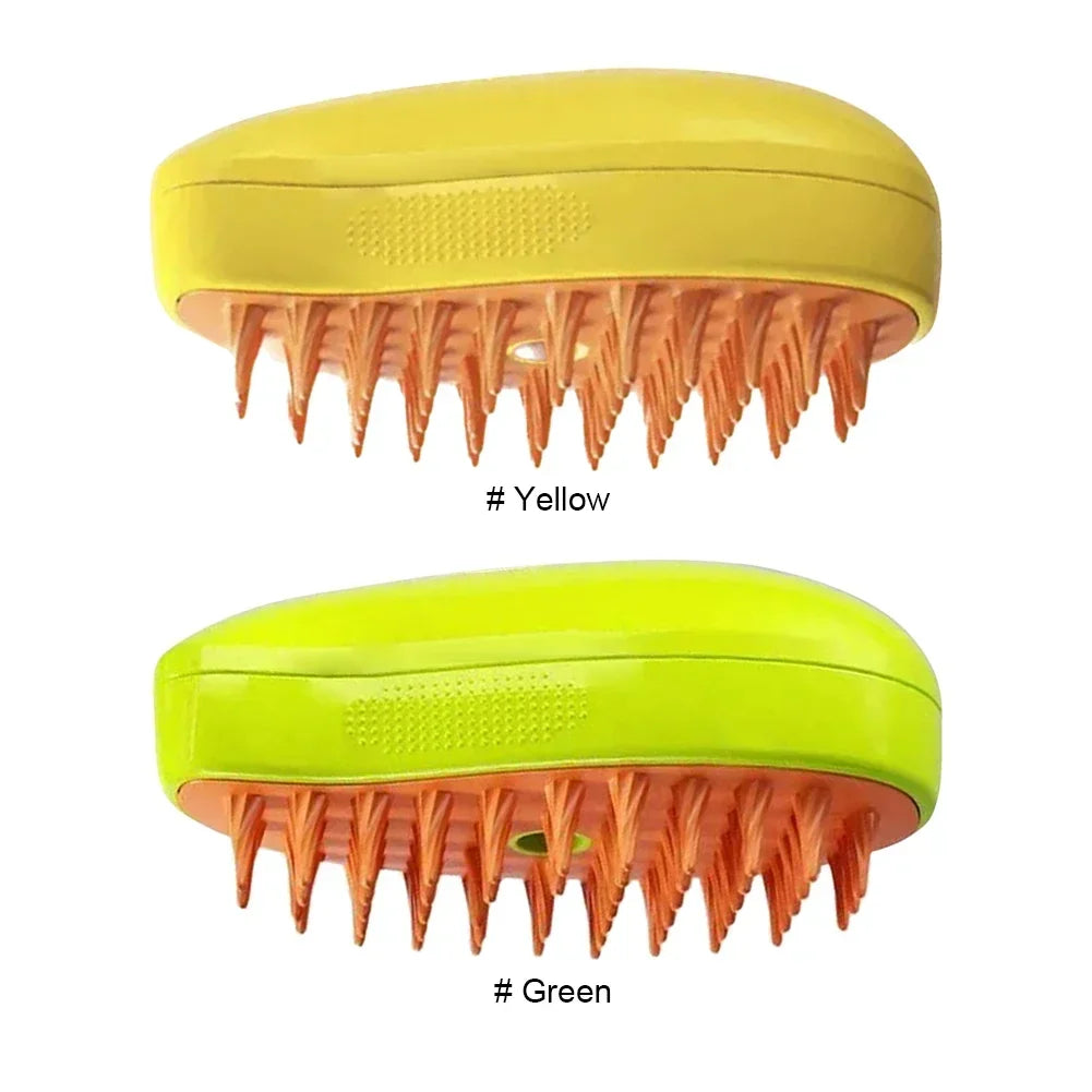 Steam Pet Brush Spray 3-in-1 Massage For Dog/Cat