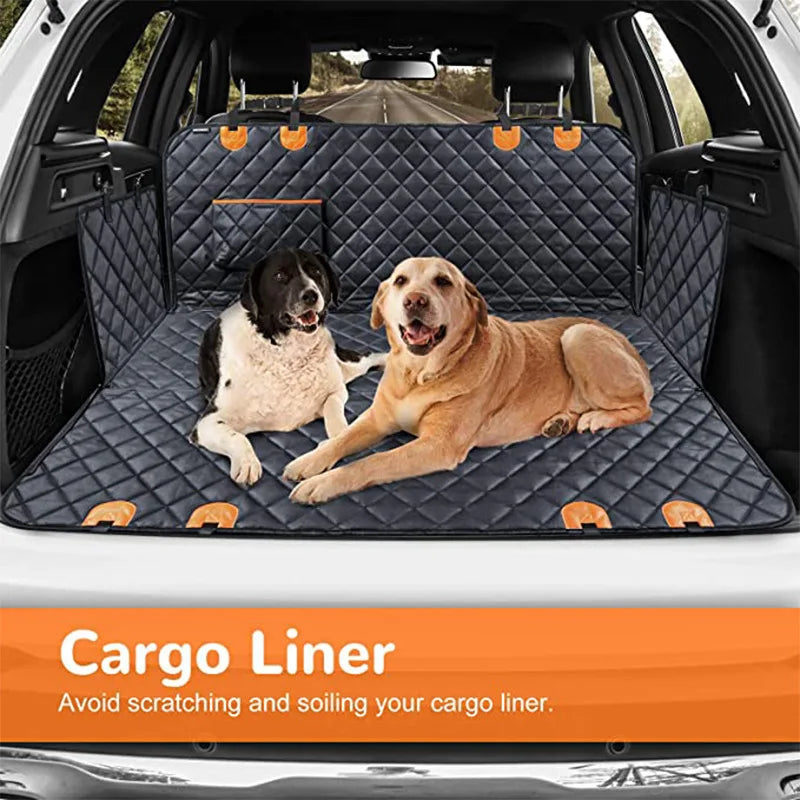 Dog Car Seat Cover Waterproof, Travel Mat and Back Seat Safety Pad