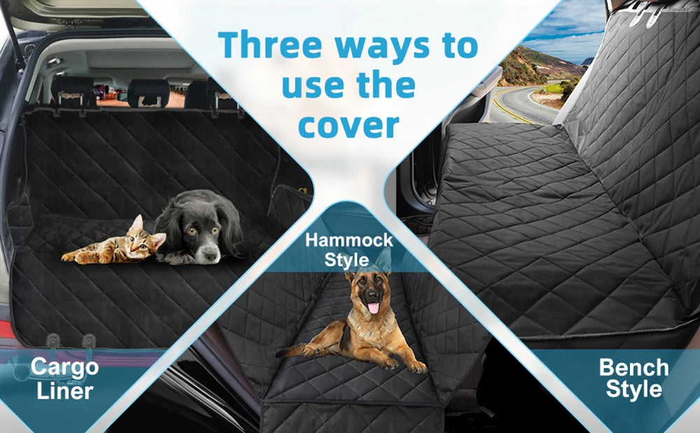 Dog Car Seat Cover Waterproof For Dogs Safety Pad