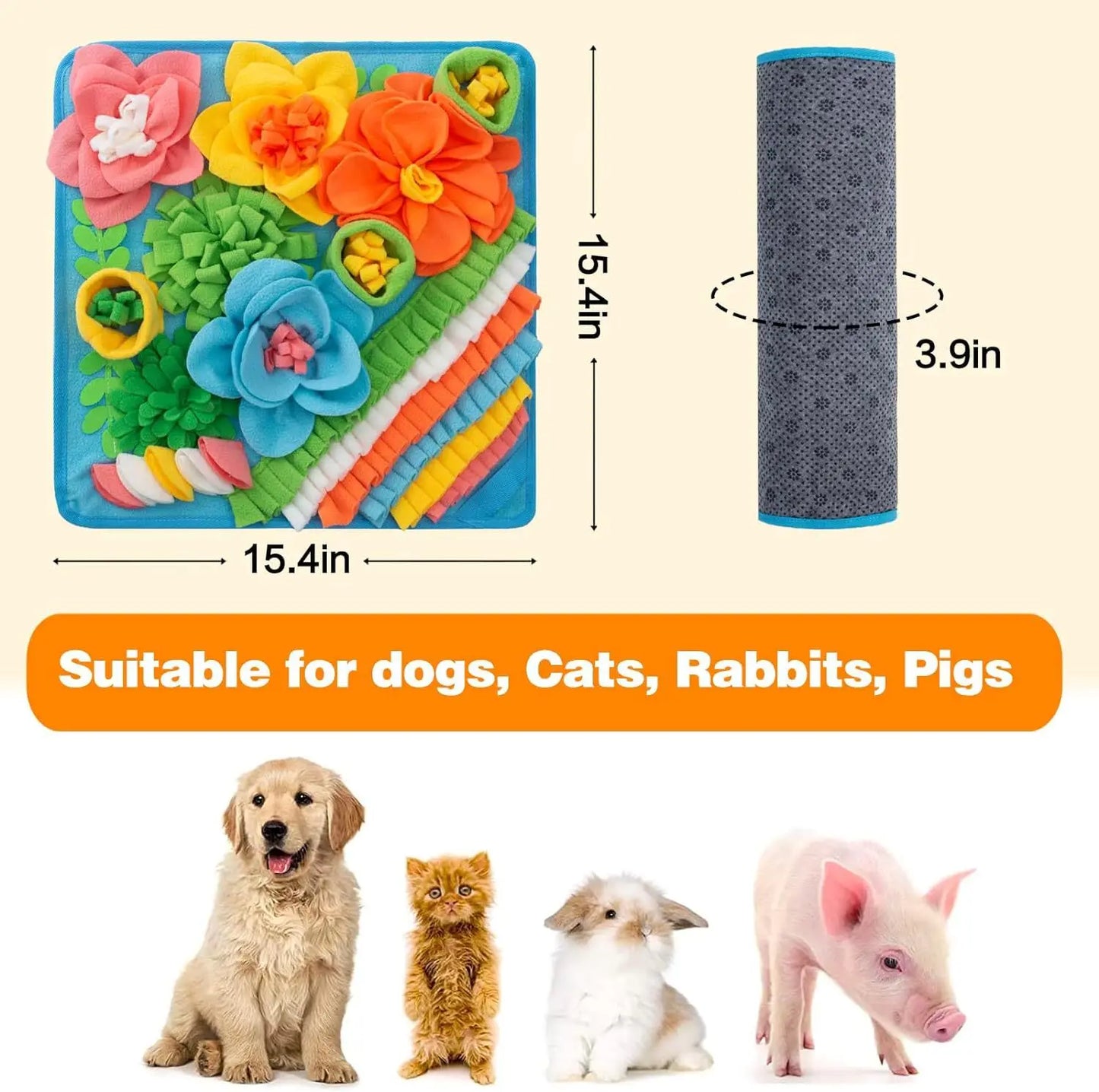 Dog Snuffle Mat for Training & Slow Feeding