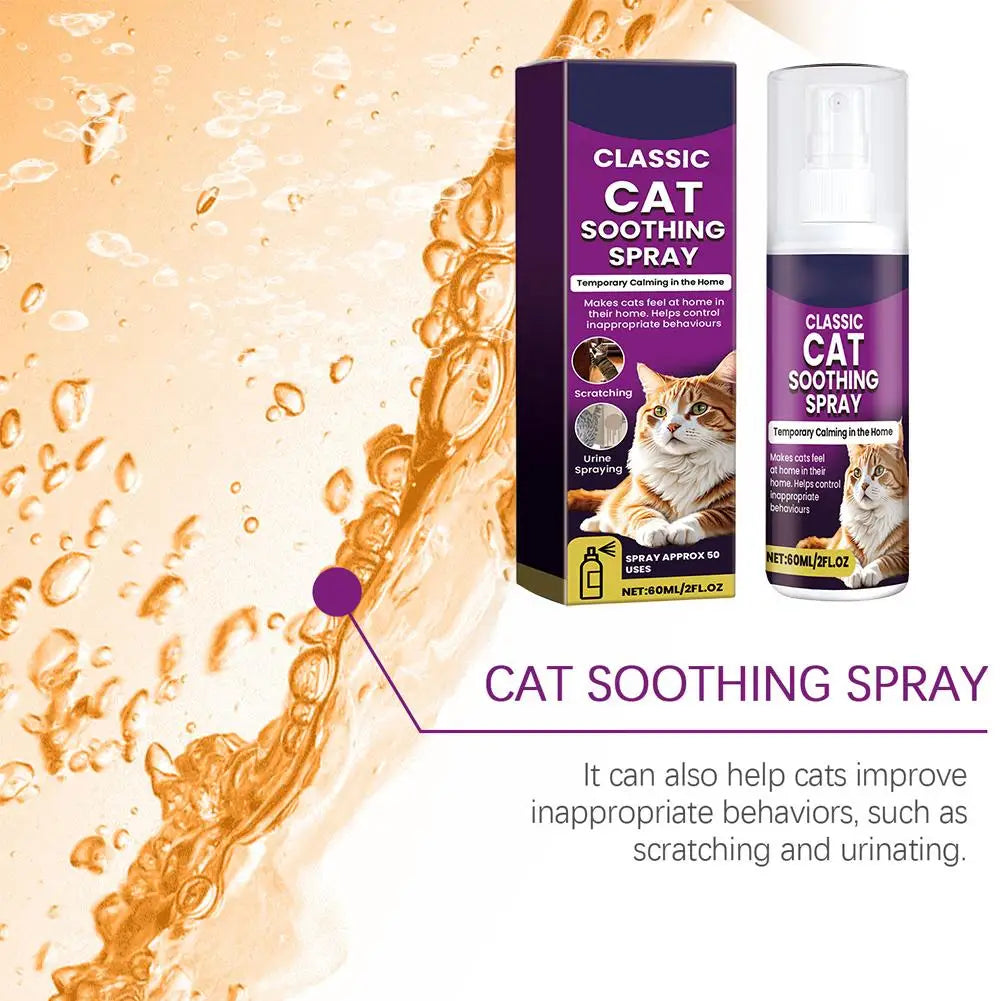 Cat Calming Spray Soothing Emotions, Reduce Pet Anxiety