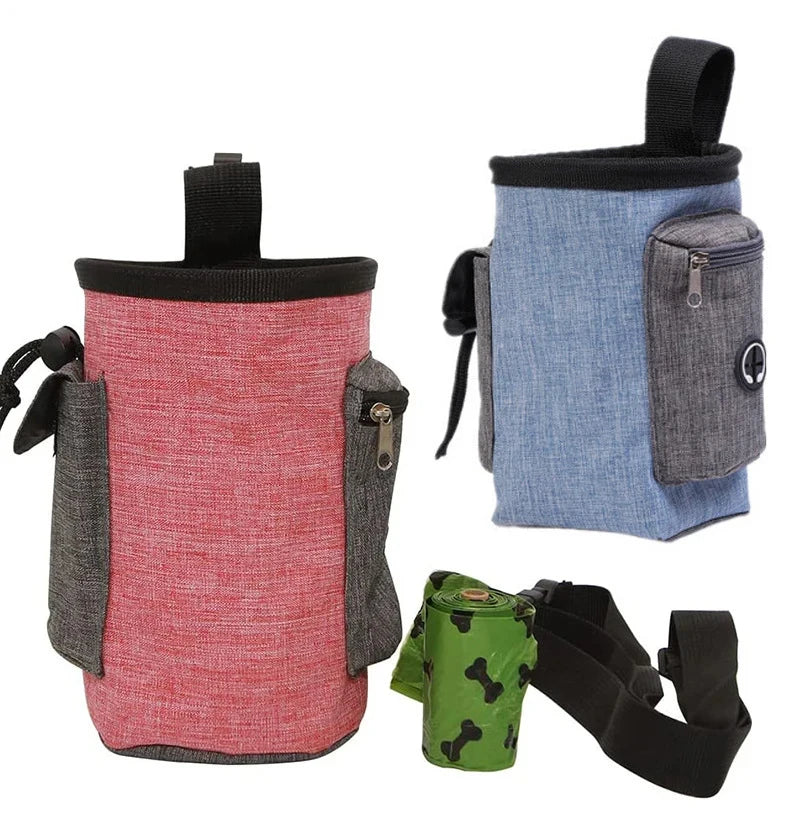 Portable Pet Training and Feeding Pouch