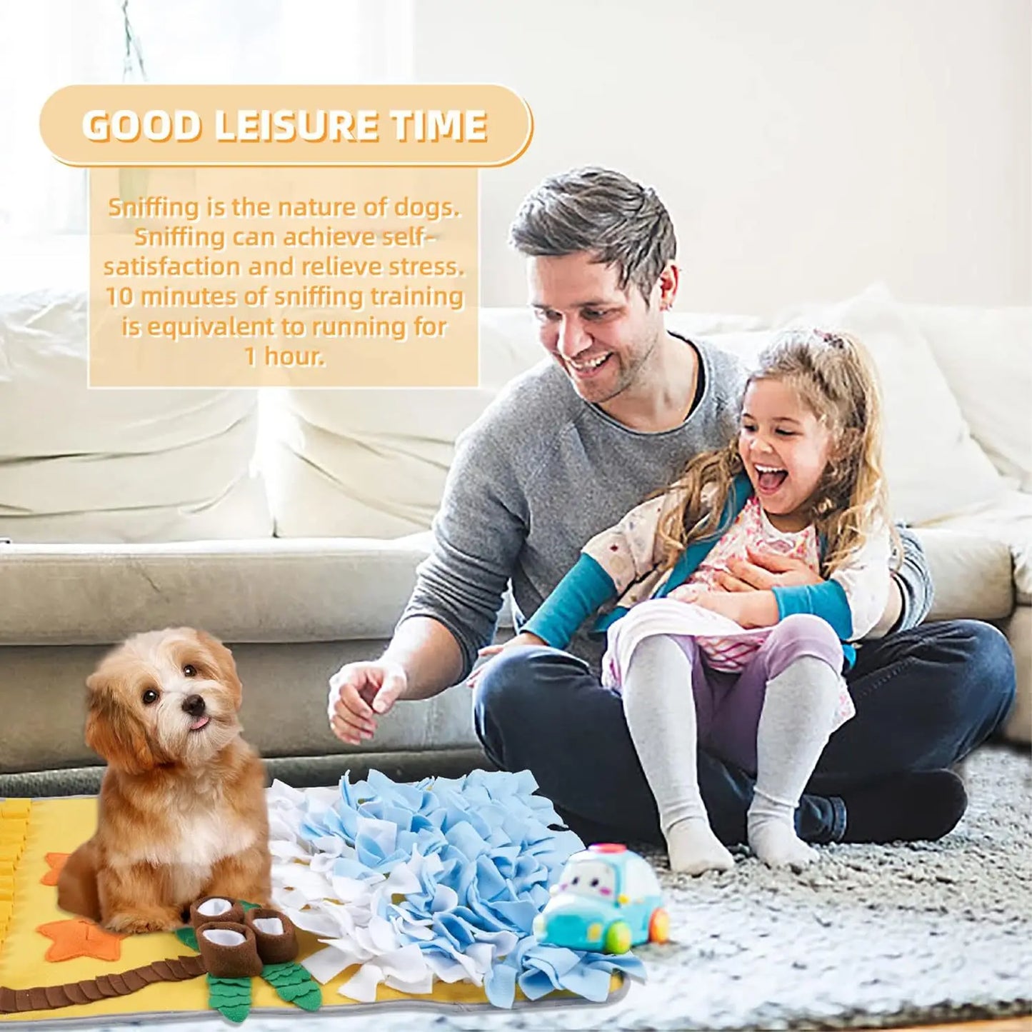 Dog Snuffle Mat for Training & Slow Feeding