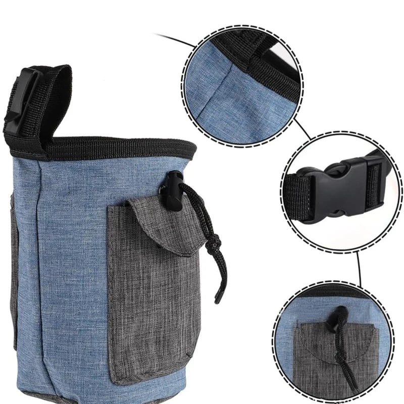 Portable Pet Training and Feeding Pouch