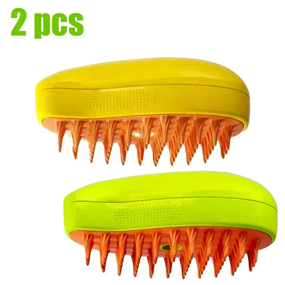 Steam Pet Brush Spray 3-in-1 Massage For Dog/Cat