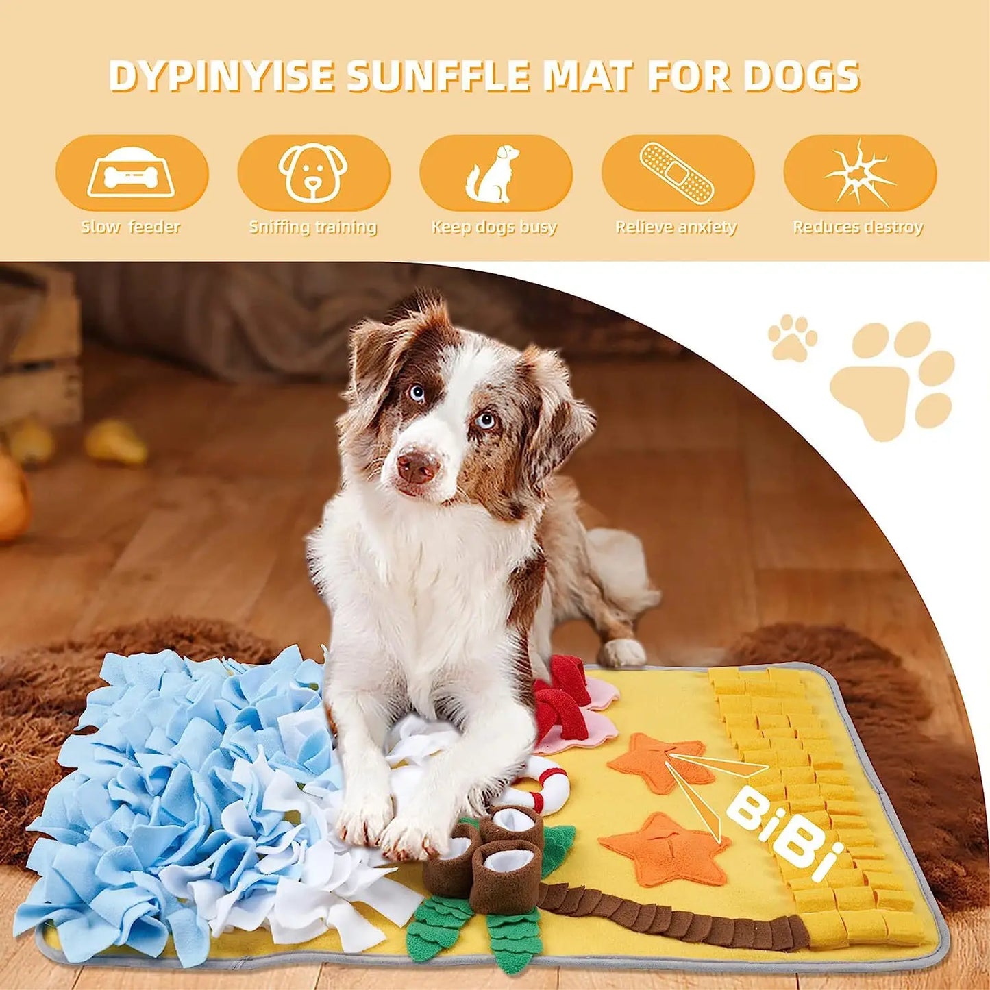 Dog Snuffle Mat for Training & Slow Feeding