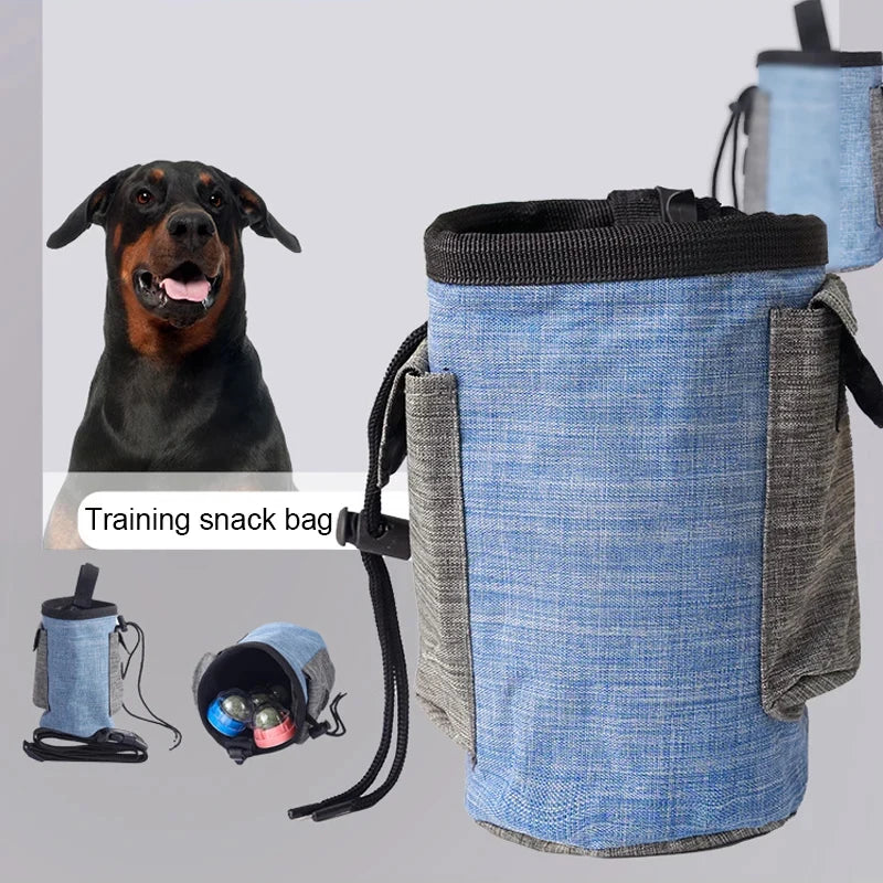 Portable Pet Training and Feeding Pouch