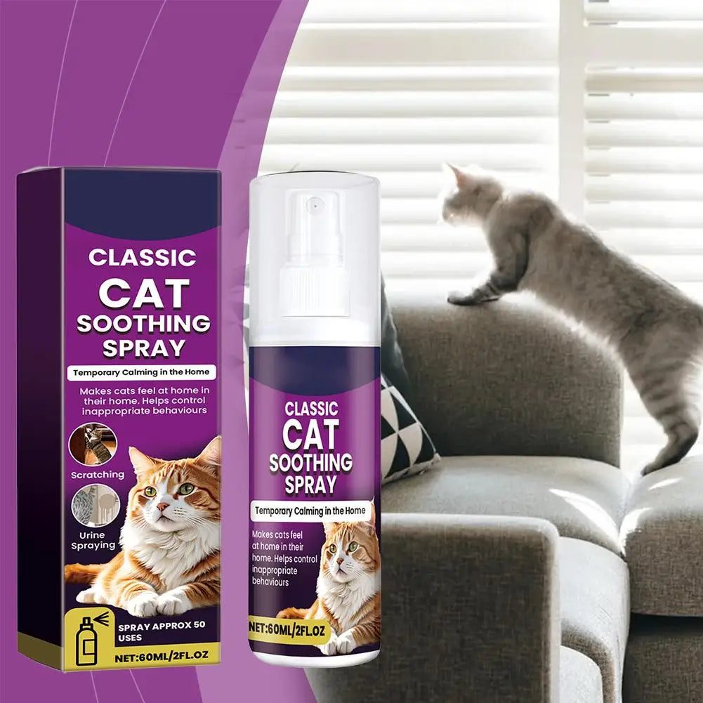 Cat Calming Spray Soothing Emotions, Reduce Pet Anxiety