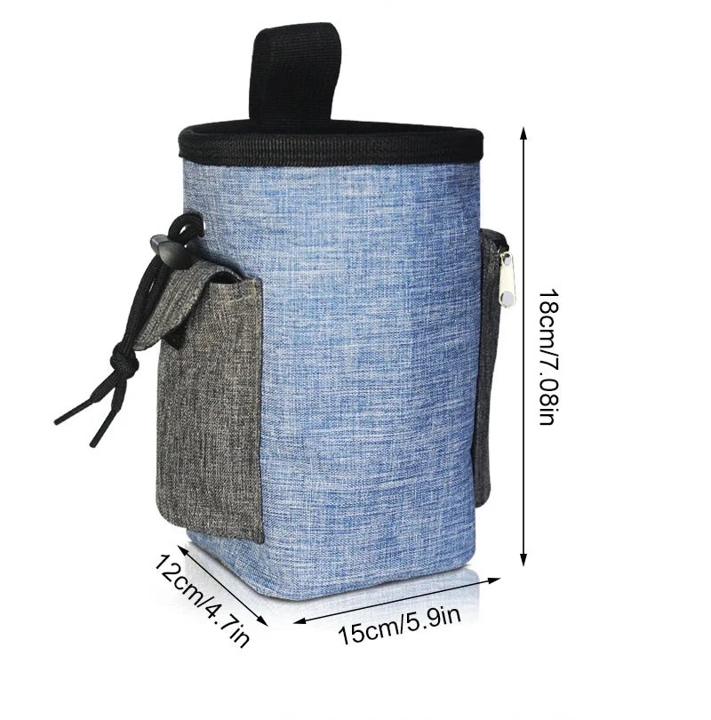 Portable Pet Training and Feeding Pouch
