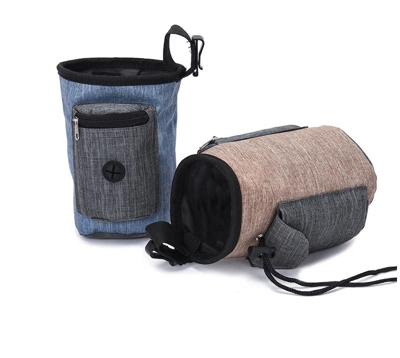 Portable Pet Training and Feeding Pouch