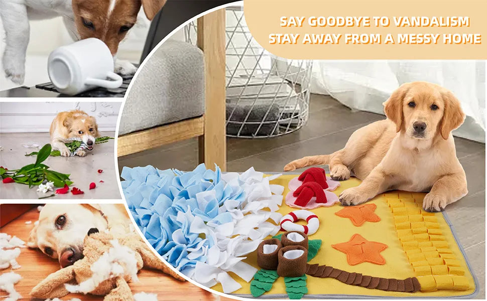 Dog Snuffle Mat for Training & Slow Feeding