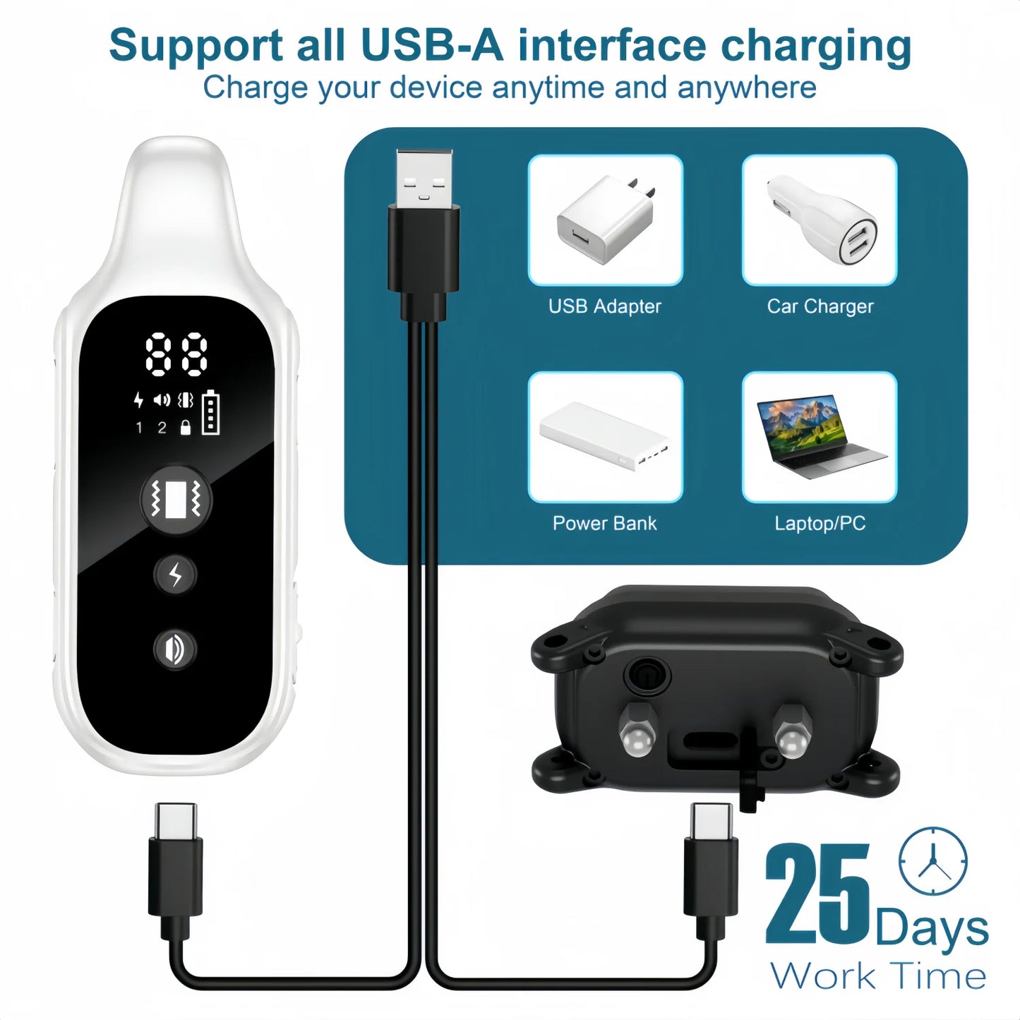 Digital Dog Training Collar Rechargeable