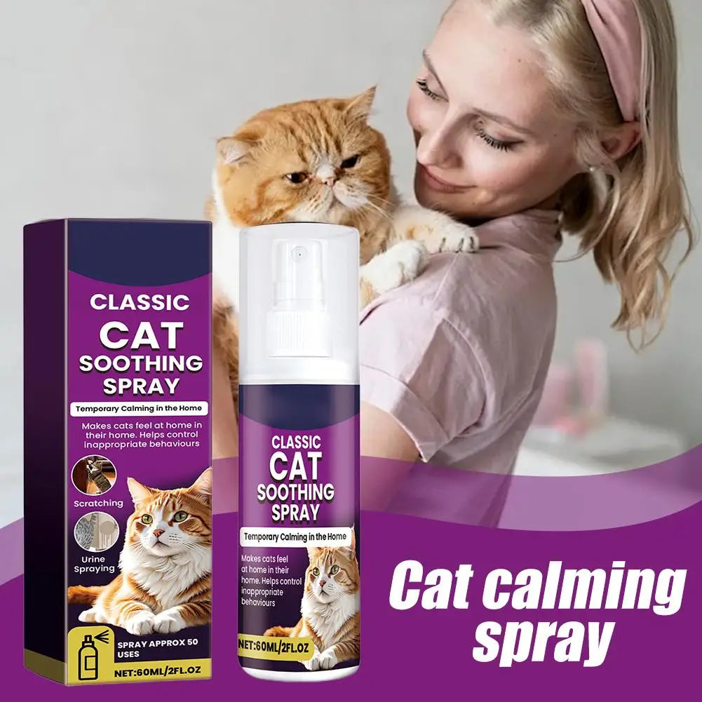 Cat Calming Spray Soothing Emotions, Reduce Pet Anxiety