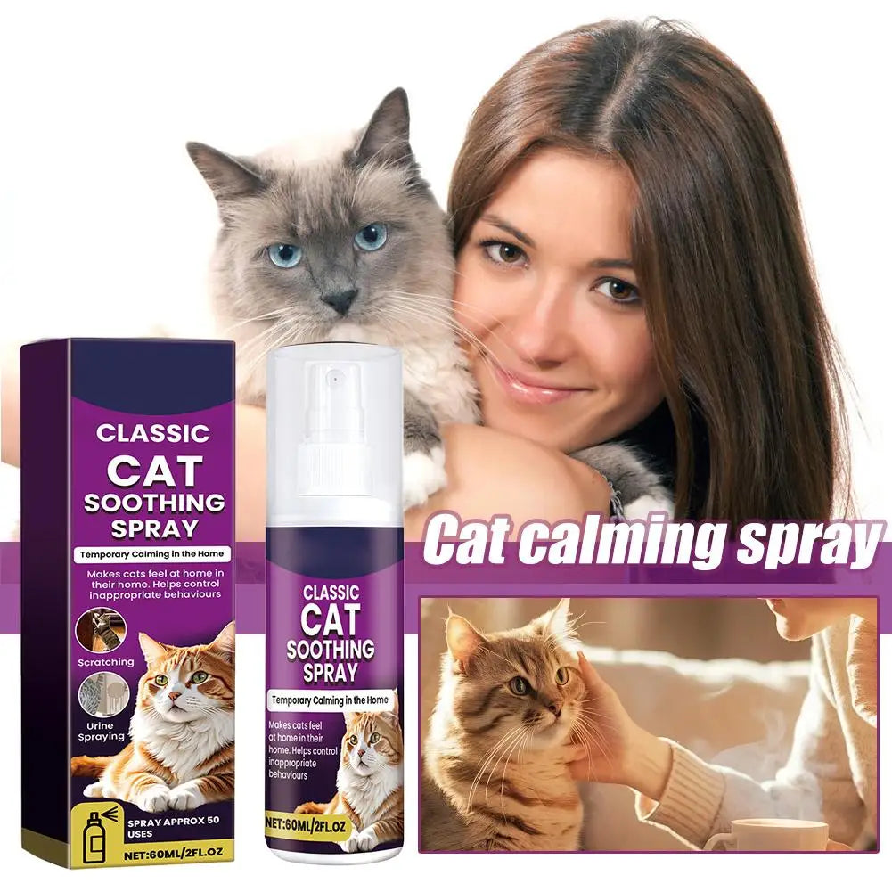 Cat Calming Spray Soothing Emotions, Reduce Pet Anxiety