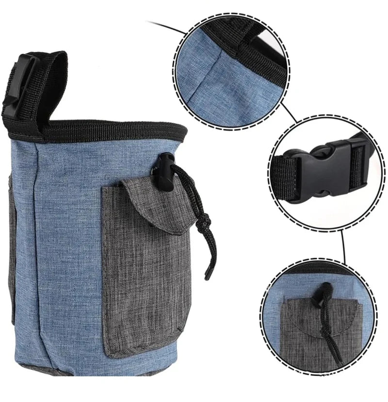 Portable Pet Training and Feeding Pouch