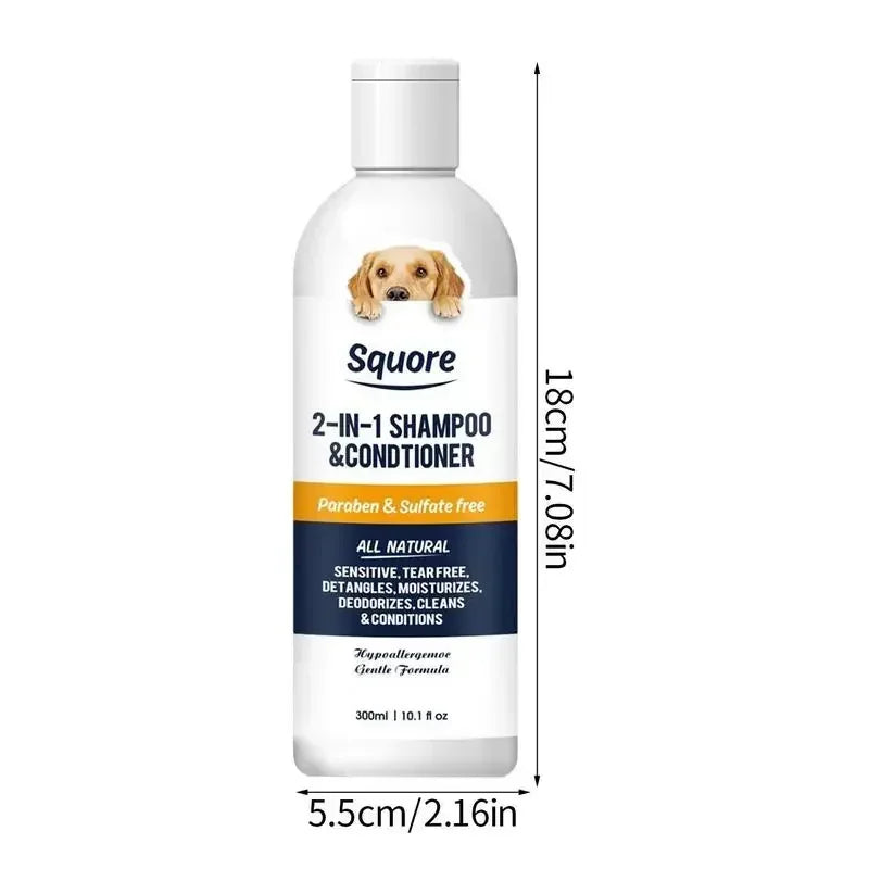 For Dog Sensitive Skin with PH Balanced Natural Moisturizing Shampoo And Conditioner 2 In 1