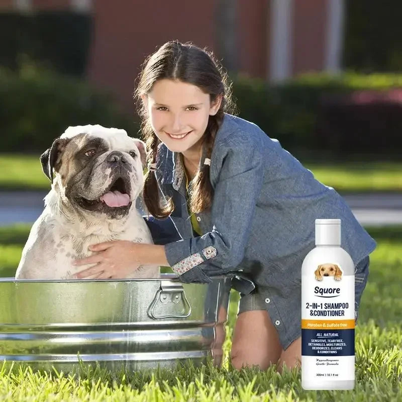 For Dog Sensitive Skin with PH Balanced Natural Moisturizing Shampoo And Conditioner 2 In 1
