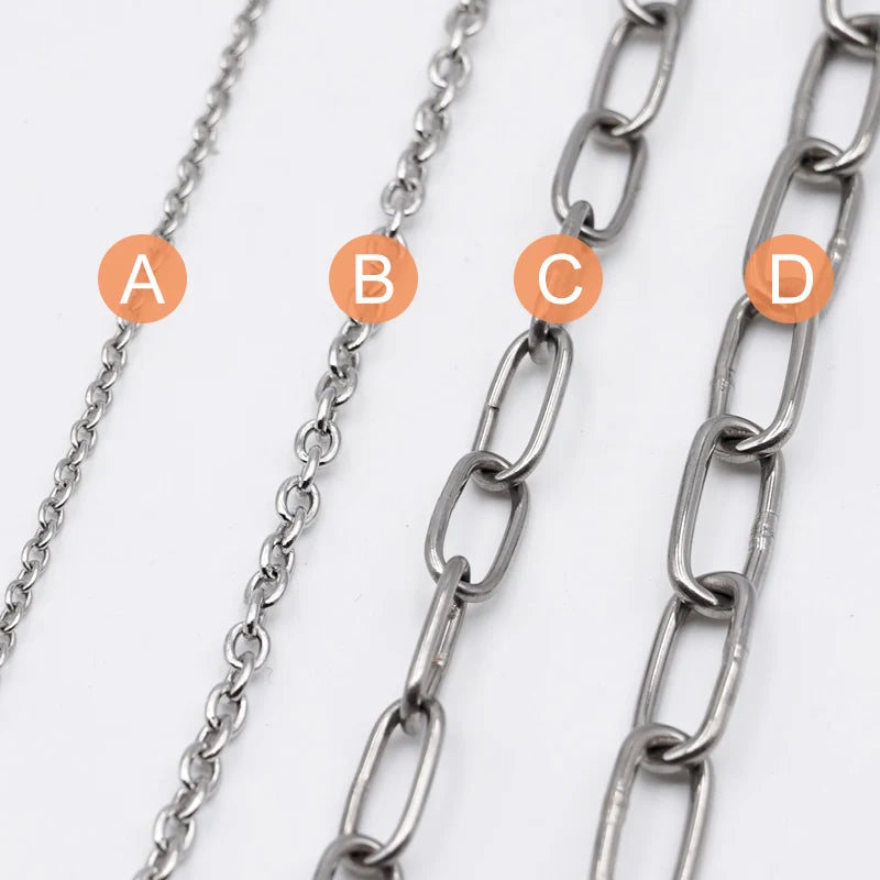 Stainless Steel Chain Parrot Leg Ring-Training Accessories